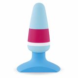 Фото Анальна пробка різнобарвна FeelzToys Plugz Butt Plug Colors Nr. 1 (діаметр 3,2 см)