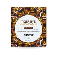 Пробник масажного масла EXSENS Tiger Eye Macadamia 3мл зображення