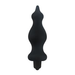 Анальна пробка з вібрацією Adrien Lastic Bullet Amuse Black (діаметр 3,9 см) зображення