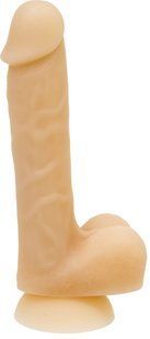 Фаллоимитатор на присоске с памятью формы ADDICTION DAVID 8&Prime; Silicone Dong (вибропуля в подарок) картинка