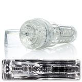 Мастурбатор прозорий Fleshlight GO Torque Ice зображення