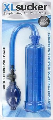 Вакуумна помпа XLsucker Penis Pump Blue для члена довжиною до 18 см, діаметр до 4 см зображення