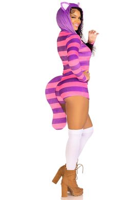 Еротичний костюм кішечки Leg Avenue Comfy Cheshire, розмір XS зображення