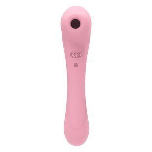 Вакуумный клиторальный стимулятор с вибрацией Femintimate Daisy Massager Pink (диаметр 4,2 см) картинка