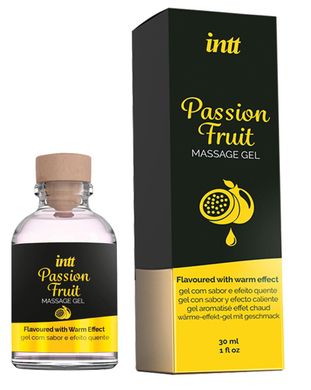 Массажный гель для интимных зон согревающий Intt Passion Fruit, маракуйя (30 мл) картинка