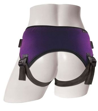 Трусы для страпона с широким поясом Sportsheets - Lush Strap On Фиолетовые картинка