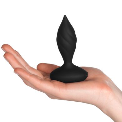 Анальная вибропробка с пультом ДУ Rocks Off Petite Sensations Desire Black (диаметр 2,8 см) картинка