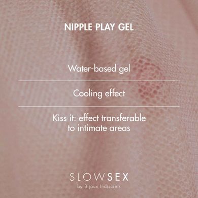 Бальзам для сосків з ментолом Bijoux Indiscrets SLOW SEX Nipple play gel (10 мл) зображення
