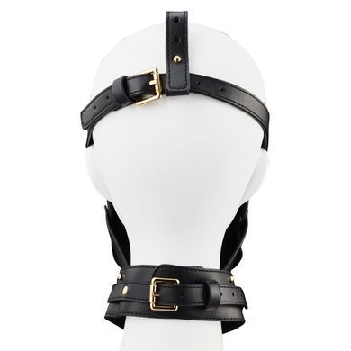 Маска-сбруя для орального секса с поводком LOCKINK SEVANDA Blowjob Head Muzzle with Leash картинка