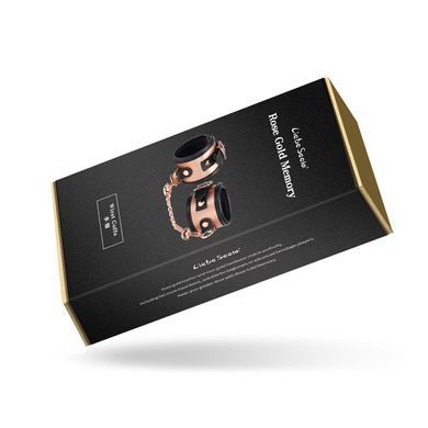 Шкіряні наручники Liebe Seele Rose Gold Memory Wrist Cuff зображення
