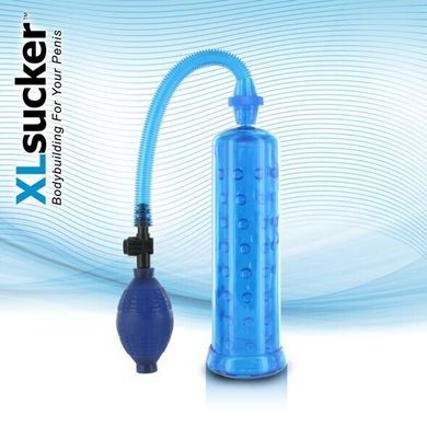 Вакуумна помпа XLsucker Penis Pump Blue для члена довжиною до 18 см, діаметр до 4 см зображення