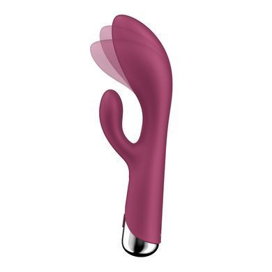 Вибратор-кролик с ротацией Satisfyer Spinning Rabbit 1 Red (диаметр 3,5 см) картинка