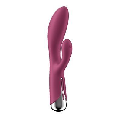 Вибратор-кролик с ротацией Satisfyer Spinning Rabbit 1 Red (диаметр 3,5 см) картинка