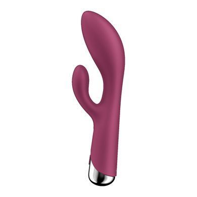 Вибратор-кролик с ротацией Satisfyer Spinning Rabbit 1 Red (диаметр 3,5 см) картинка