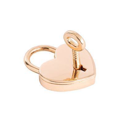 Замок сердце с ключами Liebe Seele Heart Shape Padlock Gold (2 шт) картинка