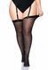 Панчохи під пояс Leg Avenue Sheer Stockings + PLUS SI Black картинка 2