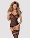Бодистокинг с имитацией чулок Obsessive Bodystocking F214 black, размер S/M/L картинка 1