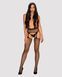 Сексуальные чулки с поясом Obsessive Garter stockings S815, размер S/M/L картинка 5