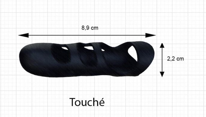 Вібратор на палець Adrien Lastic Touche, розмір L (діаметр 2,2 см) зображення