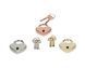 Замок сердце с ключами Liebe Seele Heart Shape Padlock Gold (2 шт) картинка 10