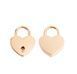 Замок сердце с ключами Liebe Seele Heart Shape Padlock Gold (2 шт) картинка 3