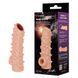 Насадка на член з отвором для мошонки Kokos Nude Sleeve NS 006, розмір L картинка 12