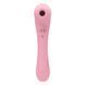 Вакуумный клиторальный стимулятор с вибрацией Femintimate Daisy Massager Pink (диаметр 4,2 см) картинка 1