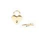 Замок сердце с ключами Liebe Seele Heart Shape Padlock Gold (2 шт) картинка 4