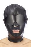 Фото Капюшон для БДСМ со съемной маской Fetish Tentation BDSM hood in leatherette with removable mask
