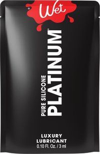 Пробник лубриканту на силіконовій основі Wet Pure Silicone Platinum (3 мл) зображення