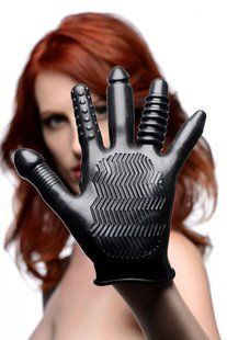 Рукавичка з різними текстурами Master Series Pleasure Poker Textured Glove зображення