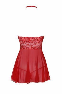 Откровенная бэби-долл Kissable Sexy Kiss Babydoll Red, размер L/XL картинка