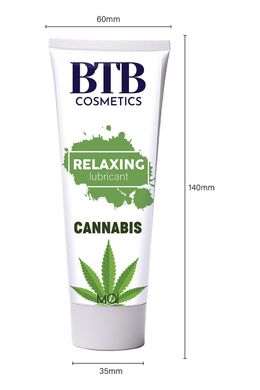 Розслаблюючий лубрикант на водній основі MAI BTB Relaxing Lubricant Cannabis, канабіс (100 мл) зображення
