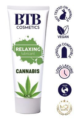 Расслабляющий лубрикант на водной основе MAI BTB Flavored Cannabis, каннабис (100 мл) картинка