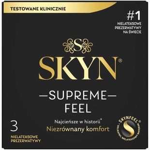 Презервативы безлатексные SKYN Supreme Feel (3 шт) картинка