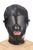Капюшон для БДСМ зі знімною маскою Fetish Tentation BDSM hood in leatherette with removable mask зображення