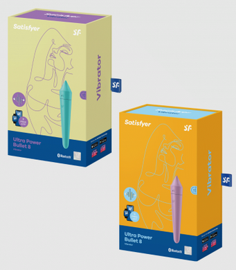 Вибропуля-смарт перезаряжаемая Satisfyer Ultra Power Bullet 8 Turquoise картинка