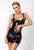 Мини платье на молнии Noir Handmade F320 Starlet wetlook minidress with ring belt, размер S картинка