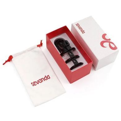 Клітка для пеніса з замком LOCKINK SEVANDA Plastic Penis Chastity Cage Transparent зображення