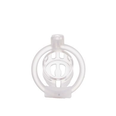 Клітка для пеніса з замком LOCKINK SEVANDA Plastic Penis Chastity Cage Transparent зображення