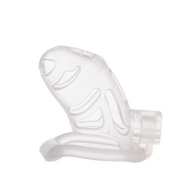 Клітка для пеніса з замком LOCKINK SEVANDA Plastic Penis Chastity Cage Transparent зображення