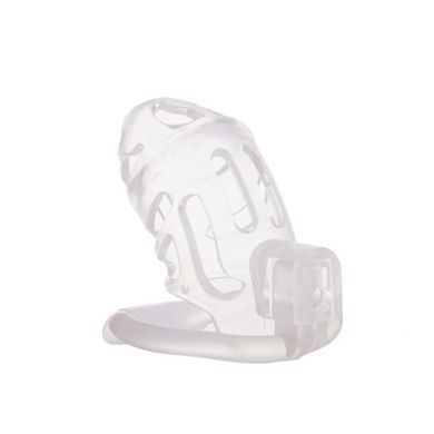 Клітка для пеніса з замком LOCKINK SEVANDA Plastic Penis Chastity Cage Transparent зображення