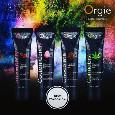Съедобный лубрикант на водной основе Orgie Lube Tube Strawberry, клубника (100 мл) картинка