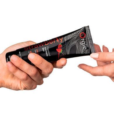 Съедобный лубрикант на водной основе Orgie Lube Tube Strawberry, клубника (100 мл) картинка