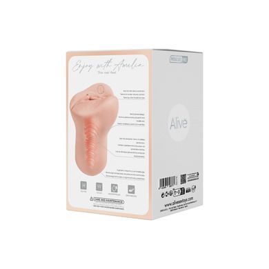 Мастурбатор &ndash; вагина Alive Amelia Super Realistic Masturbator Flesh, размер S картинка