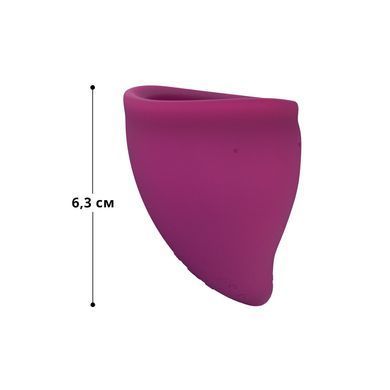 Менструальная чаша Fun Factory FUN CUP SIZE B, бордова (диаметр 4,3 см, объем 30 мл) зображення