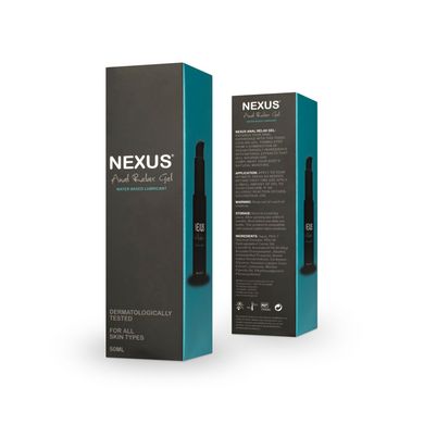 Розслаблюючий анальний лубрикант на водній основі Nexus RELAX Anal Relaxing Gel (50 мл) зображення