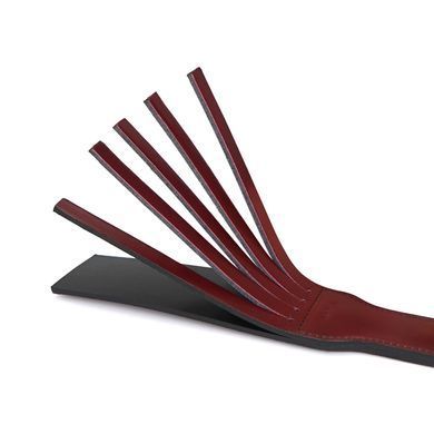 Шкіряний паддл двосторонній Liebe Seele Wine Red Spanking Paddle зображення