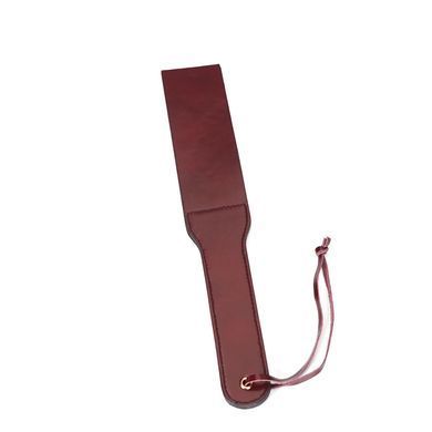 Шкіряний паддл двосторонній Liebe Seele Wine Red Spanking Paddle зображення