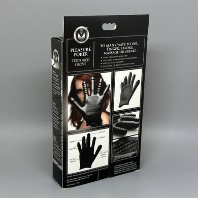 Перчатка с разными текстурами Master Series Pleasure Poker Textured Glove картинка